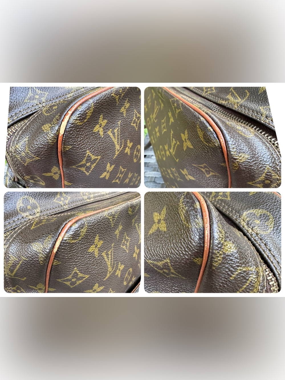 💎Vintage Louis Vuitton Monogram Marceau GM Messenger Crossbody Bag Unisex - Picture 12 of 16